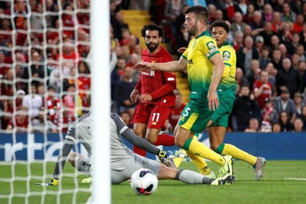 ليفربول يسحق ضيفه نوريتش سيتي في افتتاح الدوري الإنجليزي