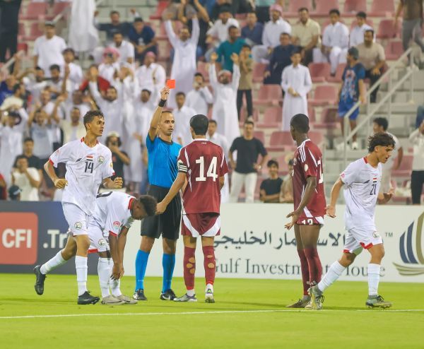 منتخب الناشئين يخسر أمام قطر في منافسة كأس الخليج