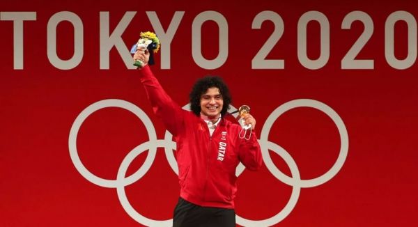 قطر تفوز بأول ذهبية أولمبية في تاريخها