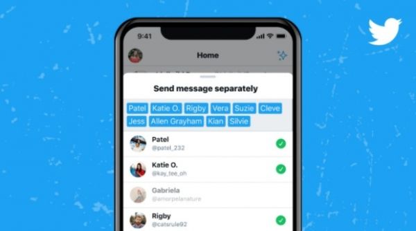 "تويتر" تسمح بإرسال الرسالة لعدة أشخاص معًا دون إنشاء مجموعة