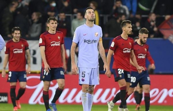 برشلونة يواصل السقوط بتعادل جديد أمام أوساسونا في الدوري الإسباني