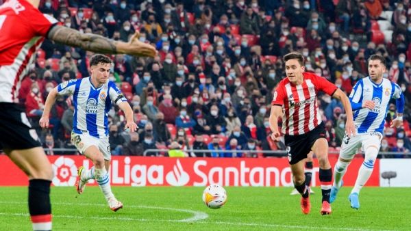 الدوري الإسباني.. بلباو يواصل انتعاشه بفوز جديد على إسبانيول