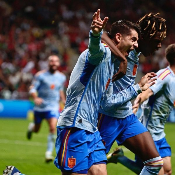 إسبانيا تهزم البرتغال وتتأهل لنصف نهائي دوري أمم أوروبا