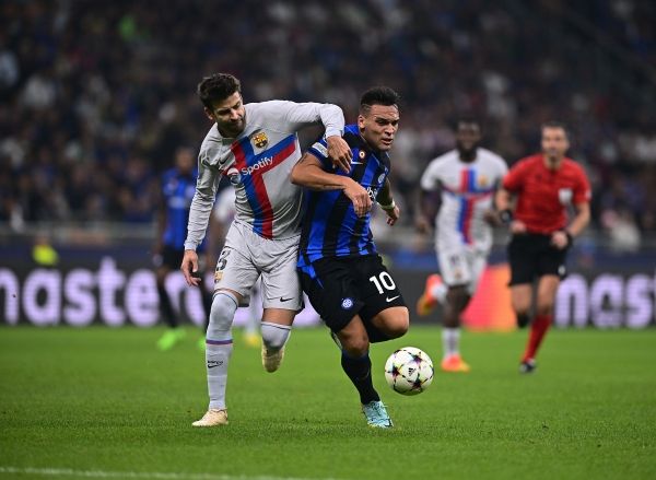 إنتر ميلان يهزم برشلونة في دوري أبطال أوروبا