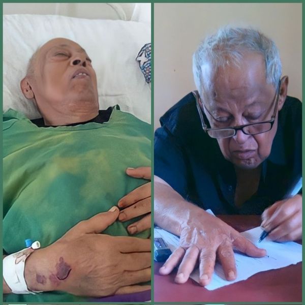 الشاعر الكبير أحمد الجابري يتعرض لجلطة دماغية