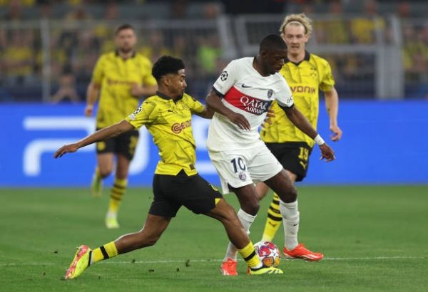 دورتموند يحقق الفوز بهدف على باريس سان جيرمان في أبطال أوروبا