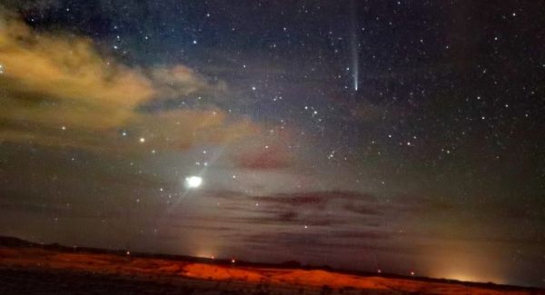 المرصد الفلكي العماني يرصد المذنّب "تسوتشينشان - أطلس"