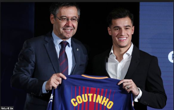 كوتينيو يوقع رسمياً عقد انضمامه إلى برشلونة