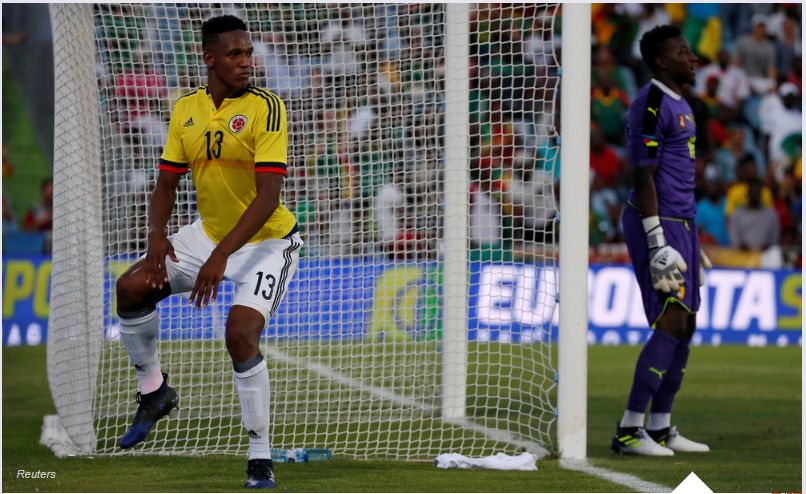 برشلونة يضم المدافع الكولومبي ييري مينا