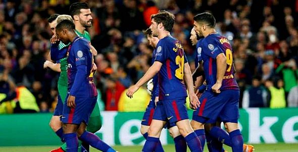 روما يصنع المعجزة ويقصي برشلونة من دوري أبطال أوروبا