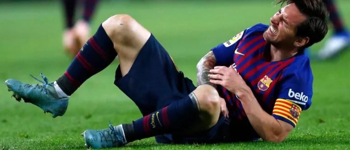 كيف بدا ميسي في أول ظهور بعد إصابته؟