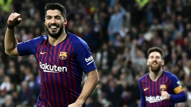 برشلونة في نهائي كأس ملك إسبانيا بفوز كاسح على ريال مدريد بثلاثية