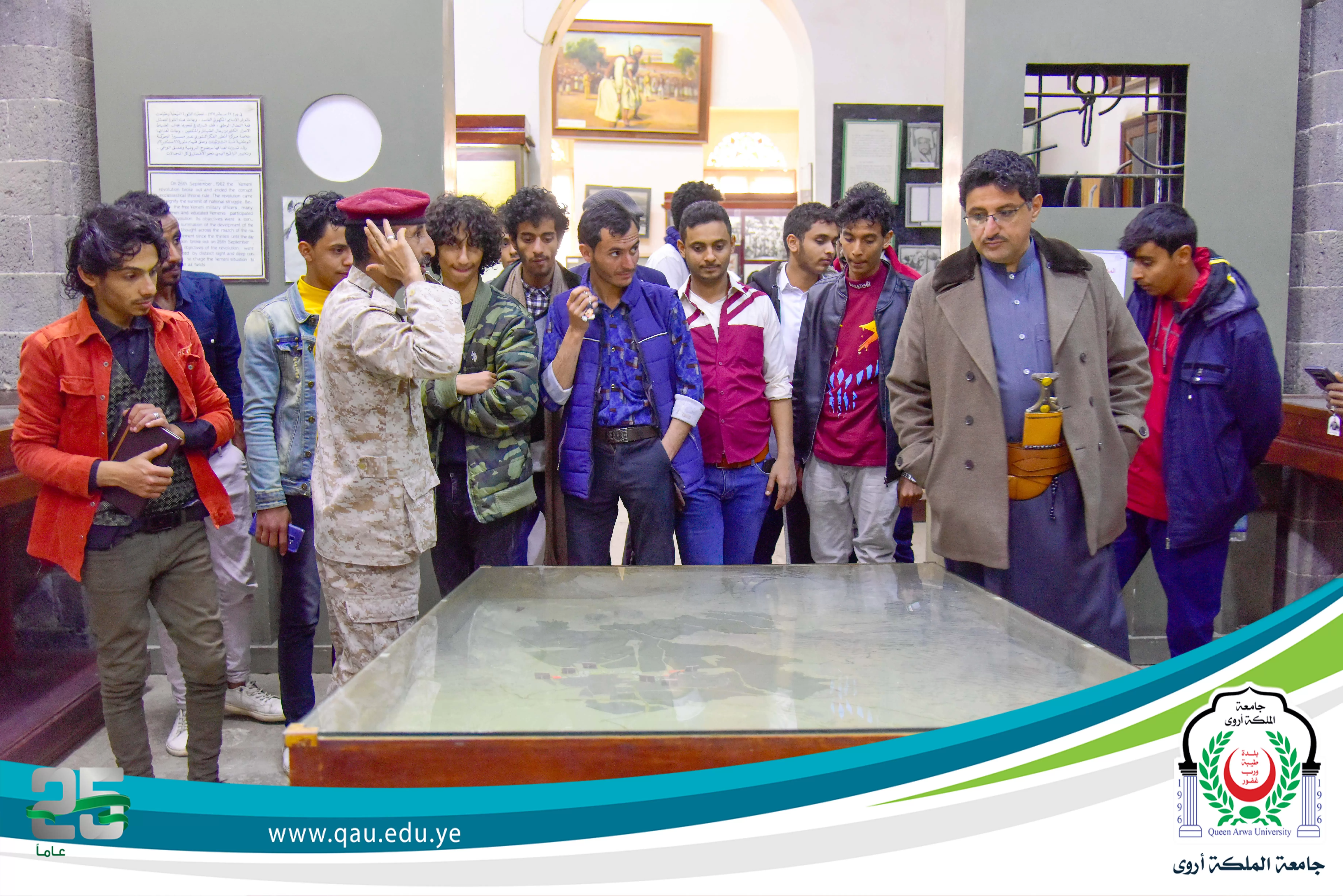 زيارة طلاب الحقوق والترجمة والإعلام للمتحف الحربي