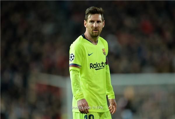 برشلونة يتدرب بدون ميسي