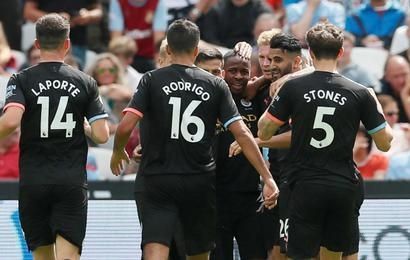 مانشستر سيتي يستهل حملته بفوز عريض وسهل على وستهام